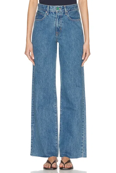 Slvrlake Mica Low-rise Wide-leg Jeans In Voyage