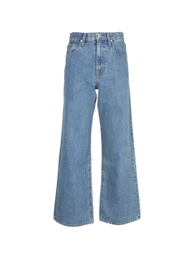 Slvrlake Grace Wide-leg Jeans In Blue