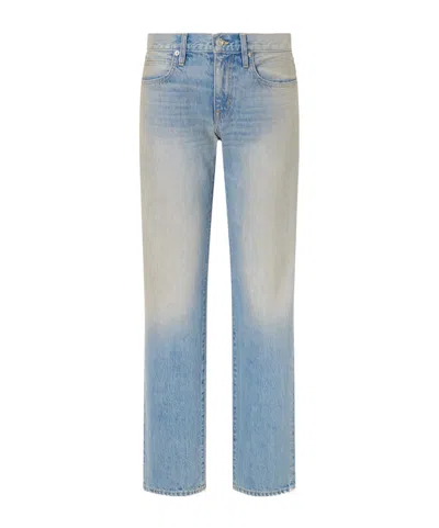 Slvrlake Ellie Low-rise Straight-leg Jeans In Blue
