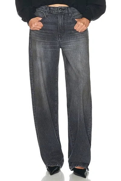 Slvrlake Hailey Barrel Leg In Black
