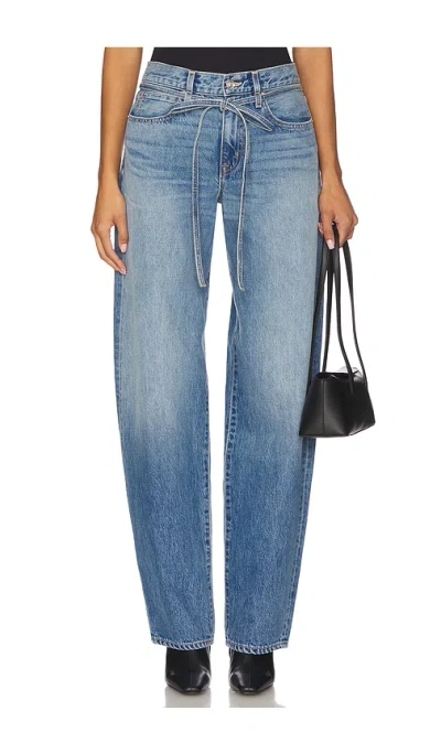 SLVRLAKE HAILEY BELTED RELAXED CURVE JEANS