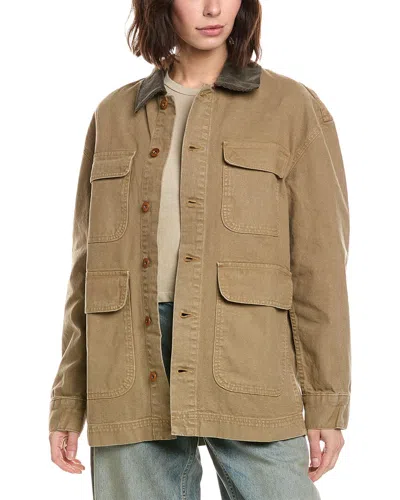 Slvrlake Hayden Chore Coat In Brown