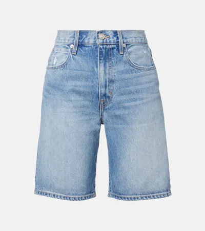 Slvrlake High-rise Denim Bermuda Shorts