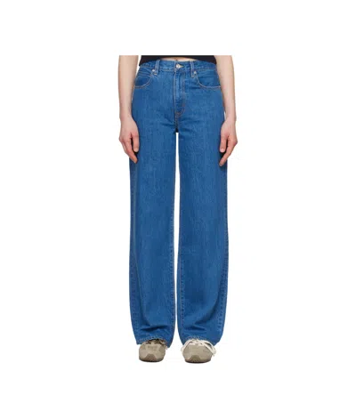 Slvrlake High-waisted Jeans In Blue