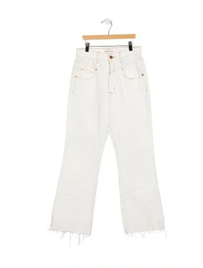Pre-owned Slvrlake High-rise Flared Jeans In Blue