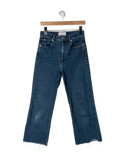 Pre-owned Slvrlake High-rise Flared Jeans In Blue