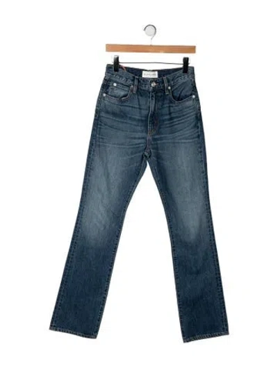Pre-owned Slvrlake High-rise Flared Jeans W/ Tags In Blue