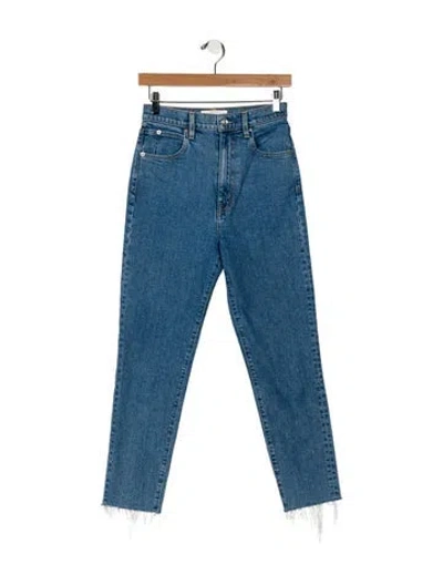 Pre-owned Slvrlake High-rise Skinny Leg Jeans In Blue