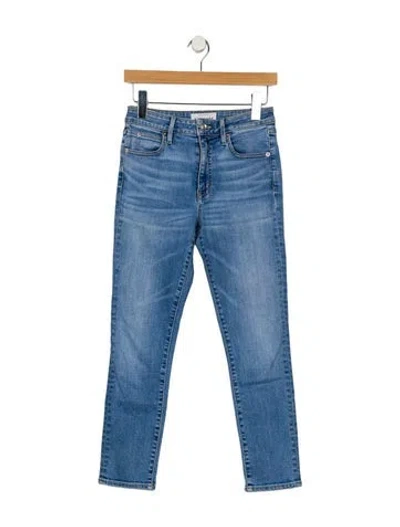 Pre-owned Slvrlake High-rise Skinny Leg Jeans In Blue