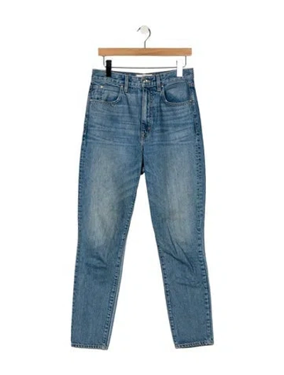 Pre-owned Slvrlake High-rise Skinny Leg Jeans In Blue