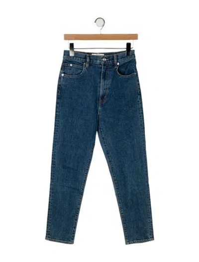 Pre-owned Slvrlake High-rise Skinny Leg Jeans In Blue