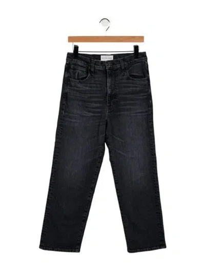 Pre-owned Slvrlake High-rise Straight Leg Jeans In Blue