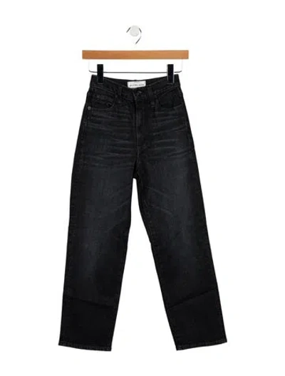 Pre-owned Slvrlake High-rise Straight Leg Jeans In Blue