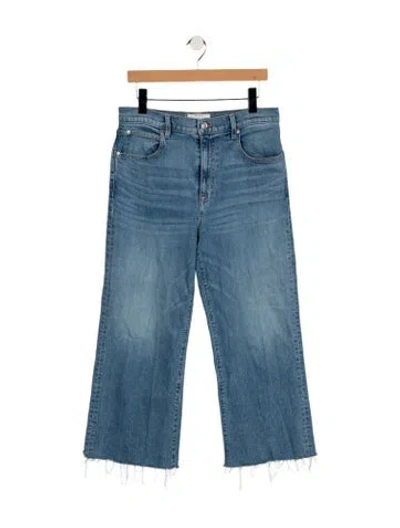 Pre-owned Slvrlake High-rise Straight Leg Jeans In Blue