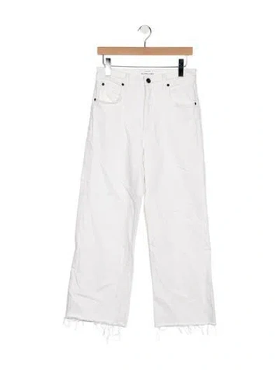Pre-owned Slvrlake High-rise Straight Leg Jeans In Blue