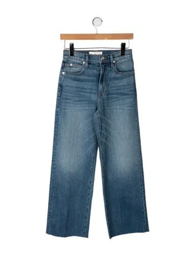 Pre-owned Slvrlake High-rise Straight Leg Jeans In Blue