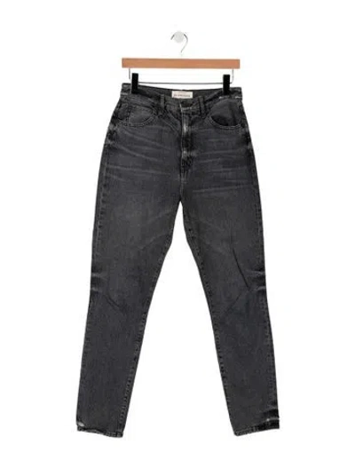 Pre-owned Slvrlake High-rise Straight Leg Jeans In Multi