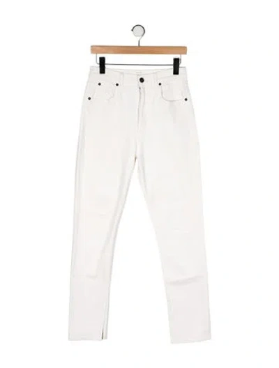 Pre-owned Slvrlake High-rise Straight Leg Jeans In Multicolor