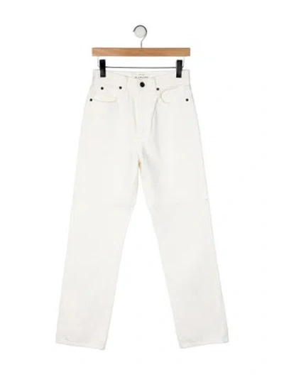 Pre-owned Slvrlake High-rise Straight Leg Jeans In Multicolor