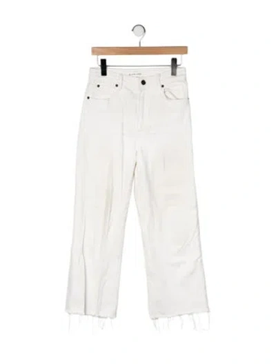 Pre-owned Slvrlake High-rise Straight Leg Jeans In Neutral