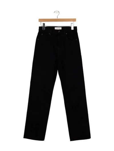 Pre-owned Slvrlake High-rise Straight Leg Jeans W/ Tags In Black