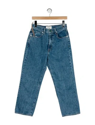 Pre-owned Slvrlake High-rise Straight Leg Jeans W/ Tags In Blue
