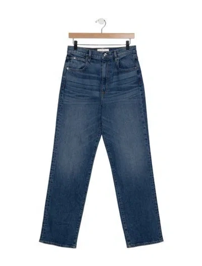 Pre-owned Slvrlake High-rise Straight Leg Jeans W/ Tags In Blue