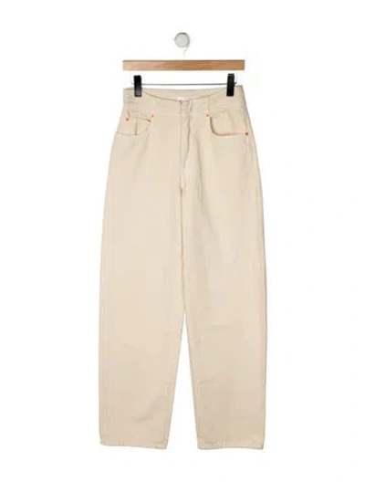 Pre-owned Slvrlake High-rise Straight Leg Jeans W/ Tags In Neutral