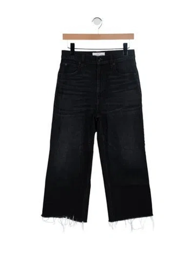 Pre-owned Slvrlake High-rise Wide Leg Jeans In Blue