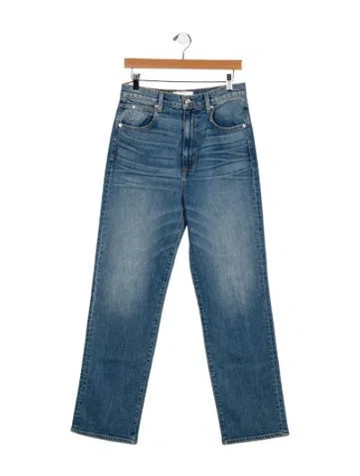 Pre-owned Slvrlake High-rise Wide Leg Jeans W/ Tags In Blue