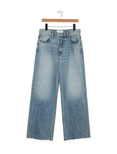 Pre-owned Slvrlake High-rise Wide Leg Jeans W/ Tags In Blue