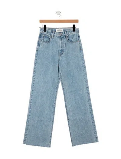 Pre-owned Slvrlake High-rise Wide Leg Jeans W/ Tags In Blue