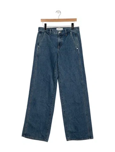 Pre-owned Slvrlake High-rise Wide Leg Jeans W/ Tags In Blue