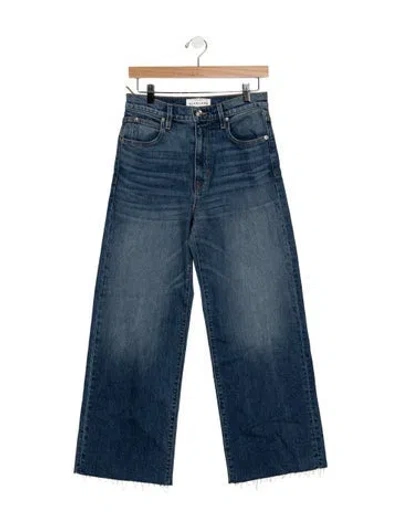 Pre-owned Slvrlake High-rise Wide Leg Jeans W/ Tags In Blue