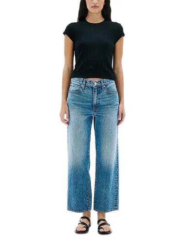 Slvrlake Hunter Mid Rise Relaxed Boyfriend Jeans In Read My Mind In Blue