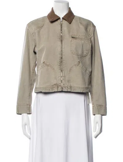Pre-owned Slvrlake Jacket In Neutrals