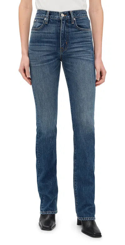 Slvrlake Jade High Rise Slim Boot Jeans Endless Highway In Blue