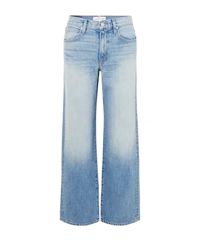 Slvrlake Jazmine Mid-rise Wide-leg Jeans In Blue