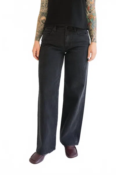 Slvrlake Jazmine Straight Leg Jeans In Shadow Ridge In Blue
