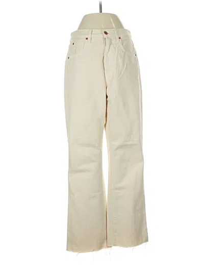 Pre-owned Slvrlake Jeans In White
