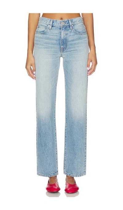 Slvrlake Kendra Straight Leg Jeans In Blue