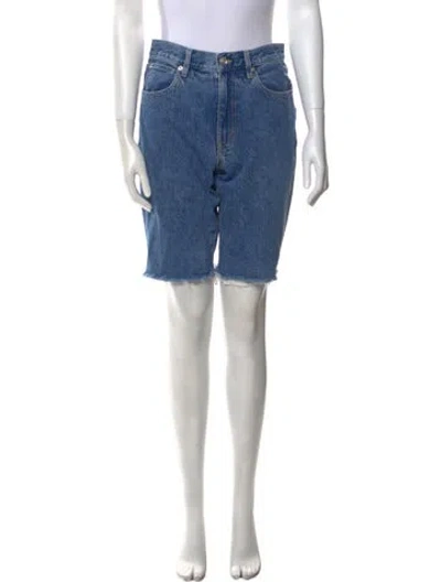 Pre-owned Slvrlake Knee-length Shorts In Blue