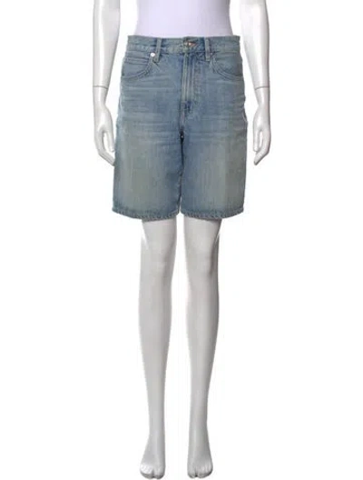 Pre-owned Slvrlake Knee-length Shorts In Burgundy