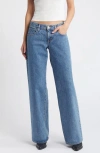 Slvrlake Mica High Waist Wide Leg Jeans In Satisfaction