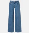 Slvrlake Lexi Low-rise Wide-leg Jeans In Blue