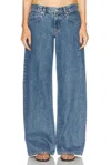 Slvrlake Lexi Low Rise Wide Leg Jeans Satisfaction In Satisfaction