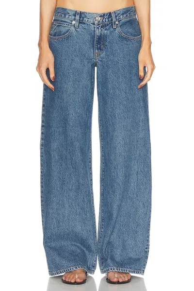 SLVRLAKE LEXI LOW RISE WIDE LEG JEANS