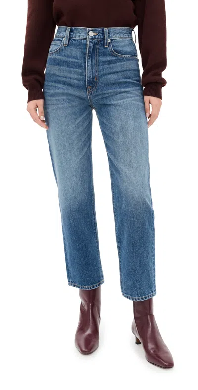Slvrlake London Crop Jeans Tucson In Blue