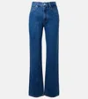 Shop Slvrlake London High-rise Straight Jeans