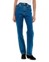 Slvrlake London High Rise Straight Jeans In La Woman In Blue